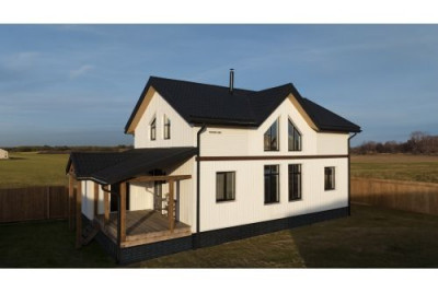 Металлочерепица Классик ("Classic") v01 0,5 Drap TX RAL 9005 черный