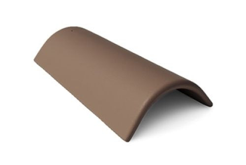 Коньковая черепица без зажима Braas Франкфуртская/Янтарь/Таунус темно-коричневый — 1