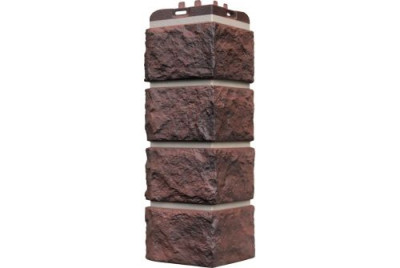 Угол Grand Line Колотый камень Design Plus кофе с темно-бежевым швом