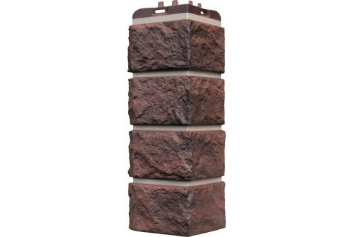 Угол Grand Line Колотый камень Design Plus кофе с темно-бежевым швом — 1