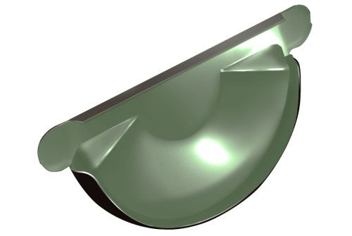 Заглушка торцевая универсальная GL PE Matt 125 мм RAL 8017 шоколад — 2