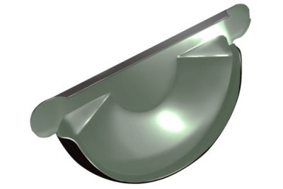 Заглушка торцевая универсальная GL PE Matt 125 мм RR 32 темно-коричневый