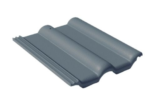 Рядная черепица Braas Франкфуртская графит — 1