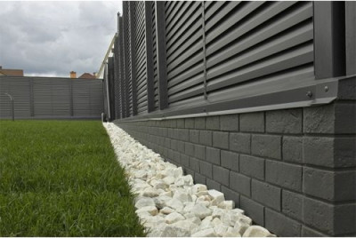 Фасадная панель Grand Line Состаренный кирпич Classic графит