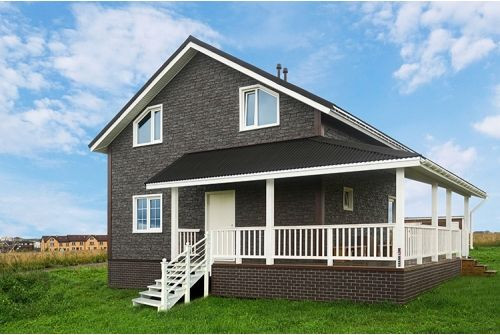 Панель ЯФАСАД Grand Line Крымский сланец Premium Acryl уголь — 2