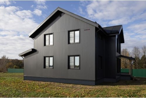 Вертикаль 0,2 classic 0,5 Satin с пленкой RAL 7024 мокрый асфальт — 3