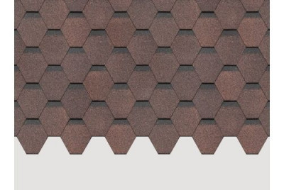 Черепица гибкая Docke Pie Standart Сота коричневый
