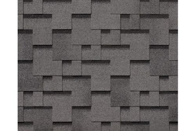 Черепица гибкая RoofShield Фемили Эко Лайт Модерн серый с оттенением