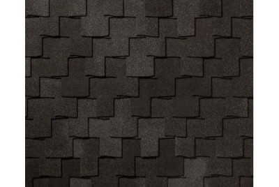 Черепица гибкая RoofShield Премиум Фьюжн черный янтарь