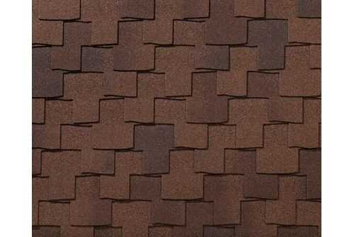 Черепица гибкая RoofShield Премиум Фьюжн мускатный орех — 1