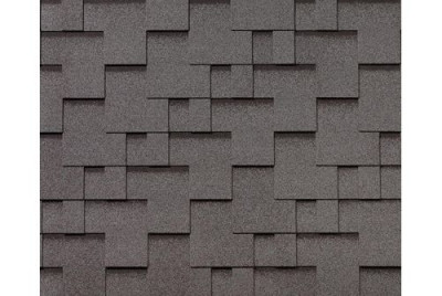 Черепица гибкая RoofShield Премиум Модерн серый с оттенением