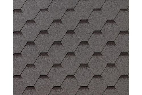 Черепица гибкая RoofShield Премиум Стандарт серый с оттенением — 1