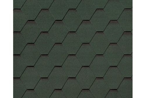 Черепица гибкая RoofShield Премиум Стандарт зеленый с оттенением — 1