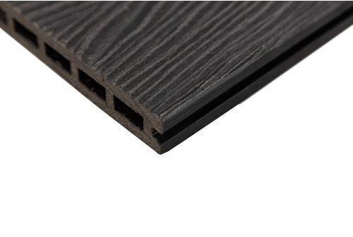 Доска-ступень старт ДПК Grand Line 160х22мм 3D Wood Графит 4м — 3