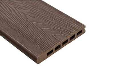 Доска-ступень старт ДПК Grand Line 160х22мм 3D Wood Шоколад 4м