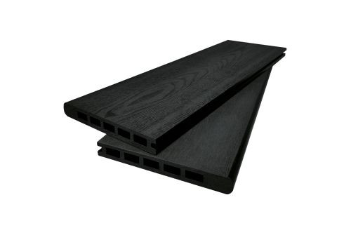 Доска-ступень стартовая ДПК Grand Line 160х22мм шлифовка и тиснение Графит 3м (ШТШ) — 1