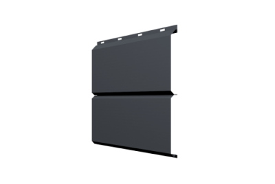 ЭкоБрус new 0,45 Drap-double TX с пленкой RAL 7024 мокрый асфальт