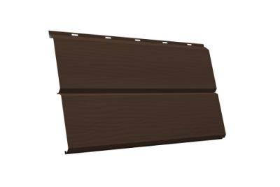 ЭкоБрус new 3D 0,45 Drap TwinColor с пленкой RAL 8017 шоколад