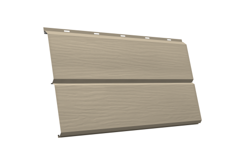 ЭкоБрус new 3D 0,45 Drap TX с пленкой RAL 1015 светлая слоновая кость — 1