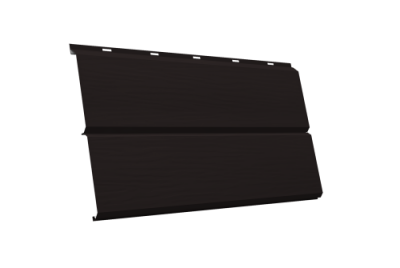 ЭкоБрус new 3D 0,45 Drap TX с пленкой RAL 9005 черный