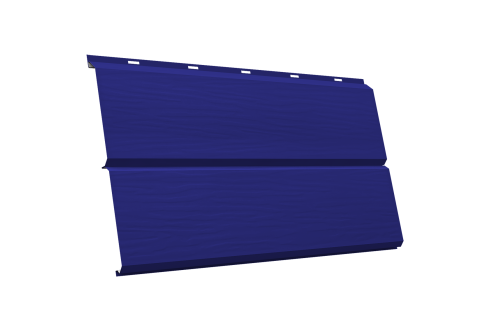 ЭкоБрус new 3D 0,45 PE с пленкой RAL 5002 ультрамариново-синий — 1