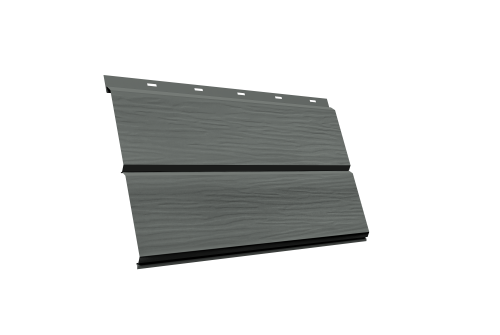 ЭкоБрус new 3D 0,45 PE с пленкой RAL 7005 мышино-серый — 1