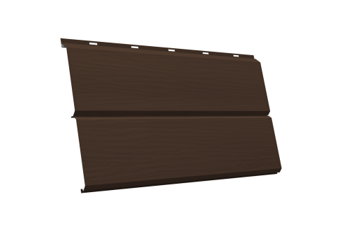 ЭкоБрус new 3D 0,5 PurLite Matt с пленкой RAL 8017 шоколад — 1