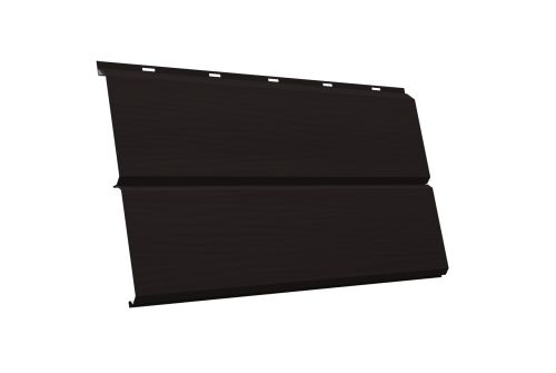 ЭкоБрус new 3D 0,5 PurPro Matt с пленкой 275 RAL 9005 черный — 1