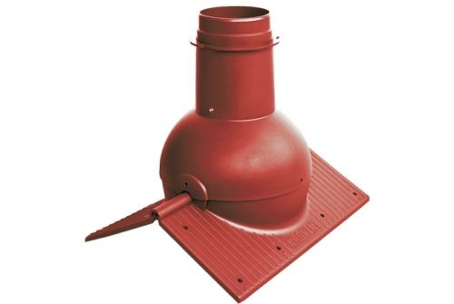 Элемент коньковый Krovent Pipe-Cone красный — 1