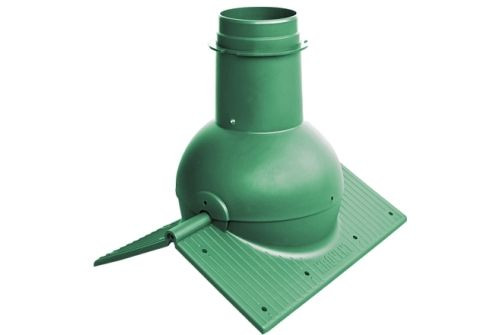 Элемент коньковый Krovent Pipe-Cone зеленый — 1