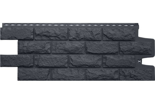 Фасадная панель Grand Line Колотый камень Classic графит — 1