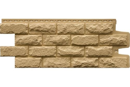 Фасадная панель Grand Line Колотый камень Classic песочный — 1