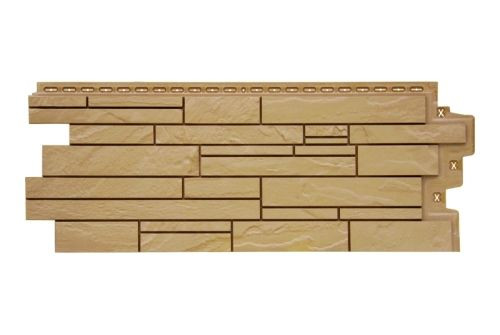 Фасадная панель Grand Line Скала Classic песочный — 1