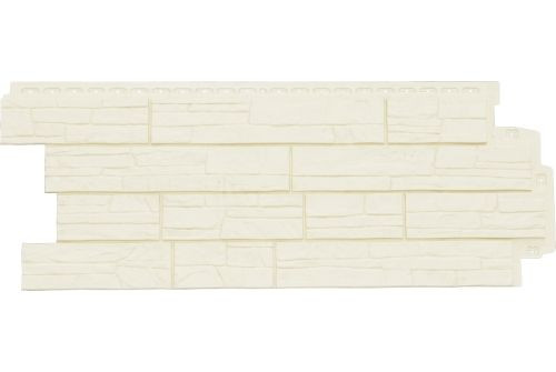 Фасадная панель Grand Line Сланец Classic молочный — 1