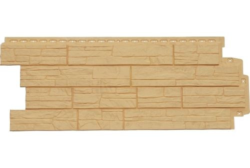Фасадная панель Grand Line Сланец Classic песочный — 1