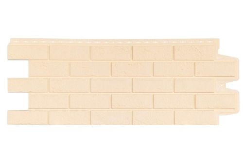 Фасадная панель Grand Line Состаренный кирпич Classic бежевый — 1