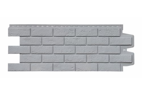Фасадная панель Grand Line Состаренный кирпич Classic серый — 1