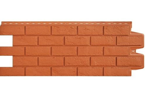 Фасадная панель Grand Line Состаренный кирпич Classic терракотовый — 1