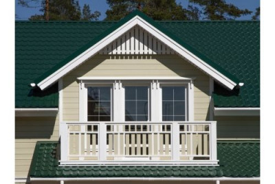 Металлочерепица Классик ("Classic") v01 0,5 Satin RAL 6005 зеленый мох