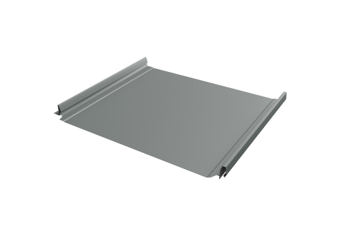 Кликфальц Pro Grand Line 0,45 PE с пленкой на замках RAL 7005 мышино-серый — 1