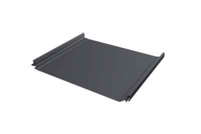 Кликфальц Pro Grand Line 0,5 Drap с пленкой на замках RAL 7024 мокрый асфальт