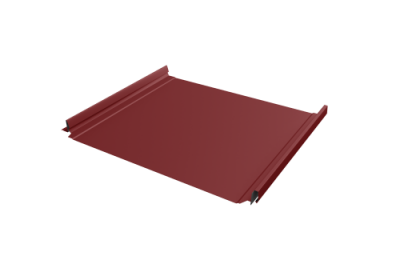 Кликфальц Pro Grand Line 0,5 Satin с пленкой на замках RAL 3011 коричнево-красный