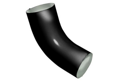 Колено 60 град GL PE 90 мм RAL 9005 черный