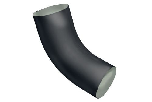 Колено 60 град GL PE Matt 90 мм RAL 7024 мокрый асфальт — 2