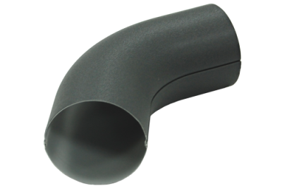 Колено 60 град GL PE Matt 90 мм RAL 7024 мокрый асфальт