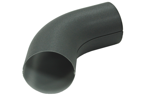 Колено 60 град GL PE Matt 90 мм RAL 7024 мокрый асфальт — 1