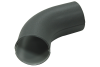 Колено стока GL PE Matt 90 мм RAL 7024 мокрый асфальт, миниатюра — 0