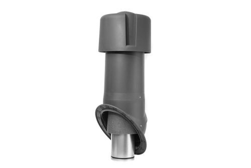 Комплект Krovent Seam 125 изолированный серый — 1