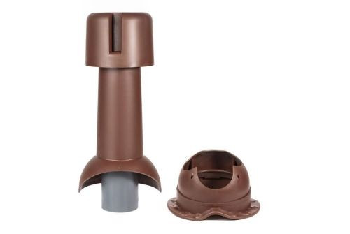 Комплект Krovent Wave 110 изолированный коричневый — 1