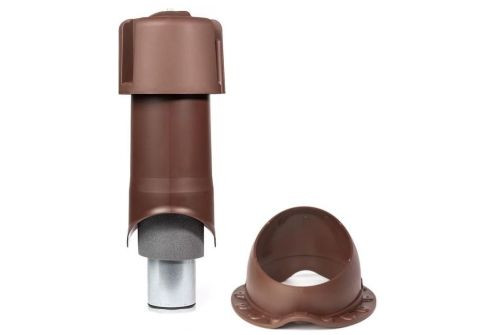 Комплект Krovent Wave 125 изолированный коричневый — 1